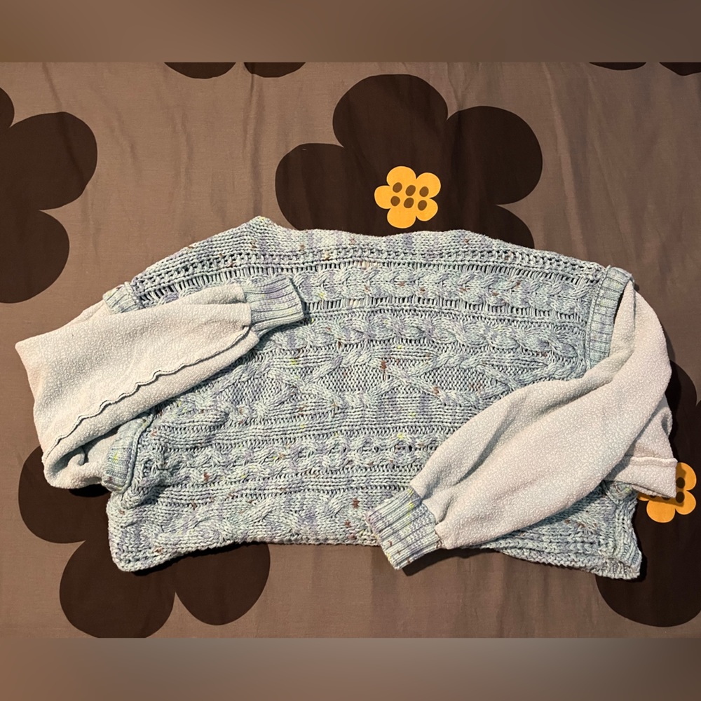 Free People crop knit sweater